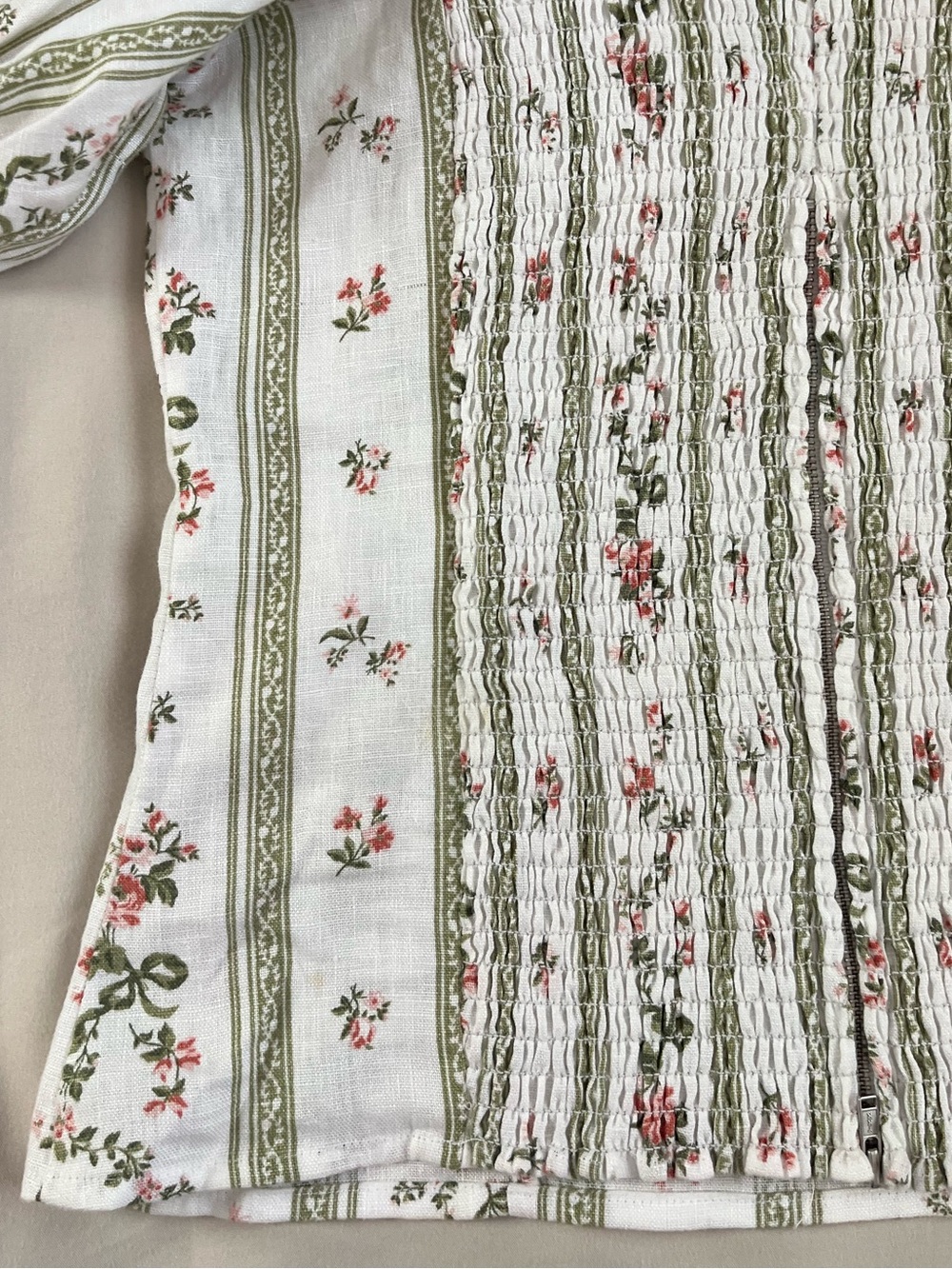 Reformation Arancini Puff Sleeve Top Heath Floral Renaissance Milkmaid Peasant - Picture 11 of 16